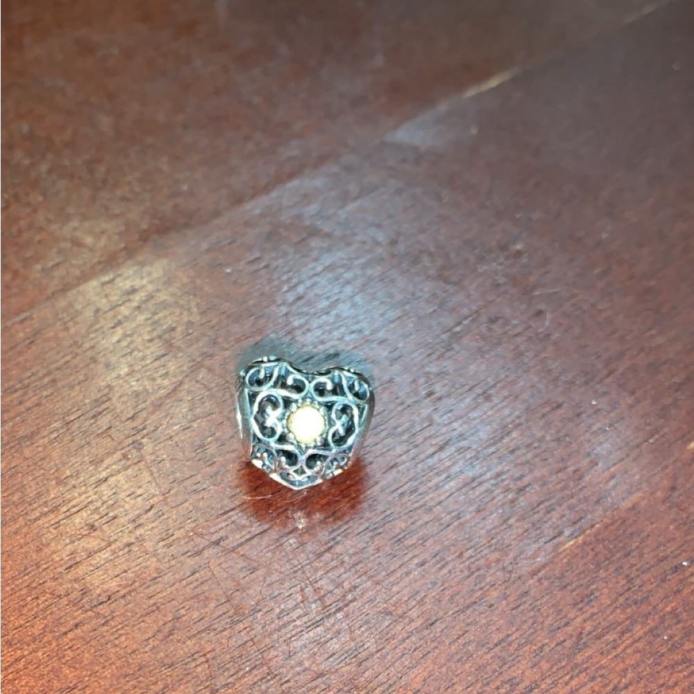 Citrine (November birthstone) heart